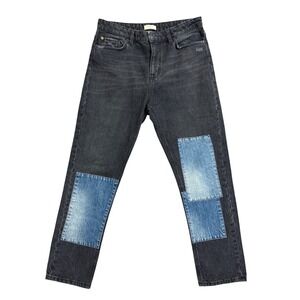 Paul Smith‎ Paul Black Patchwork Straight Leg Jeans Made in Italy Mens 29
